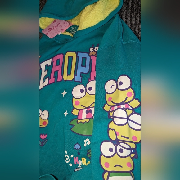BNWT Rare Sanrio Keroppi Hoodie - Picture 4 of 5